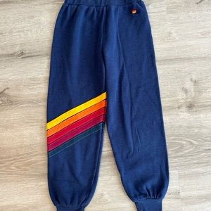 aviator nation girls navy sweatpants